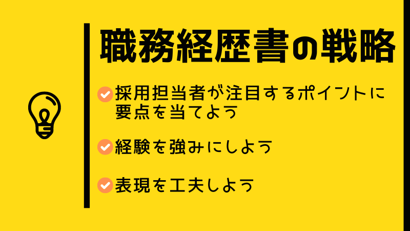 職務経歴書の書き方